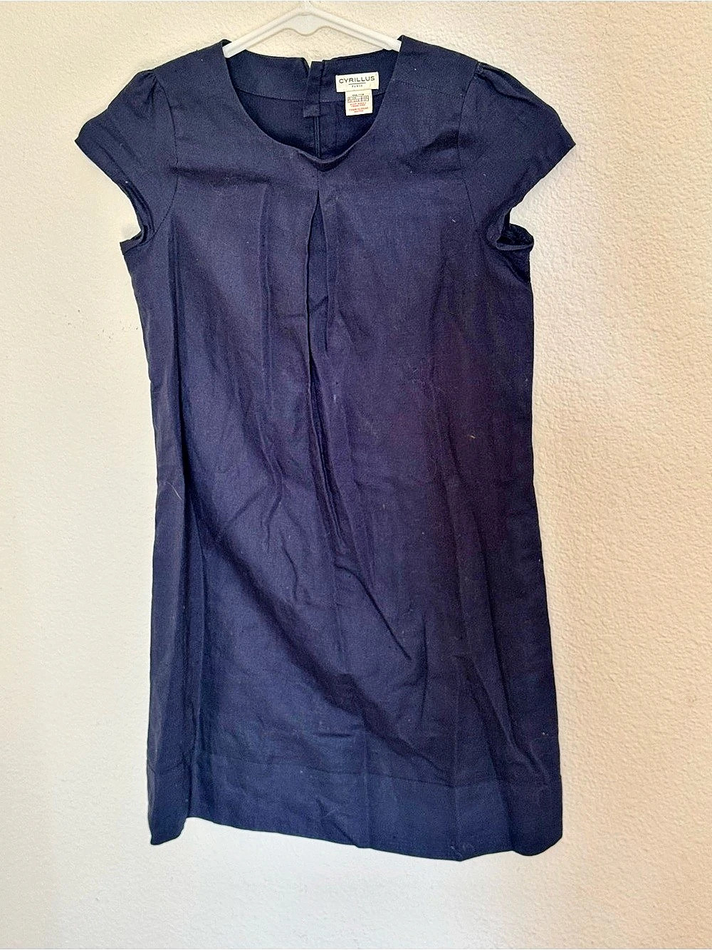 Cyrillus Girls Dress in Navy Blue Size 10A